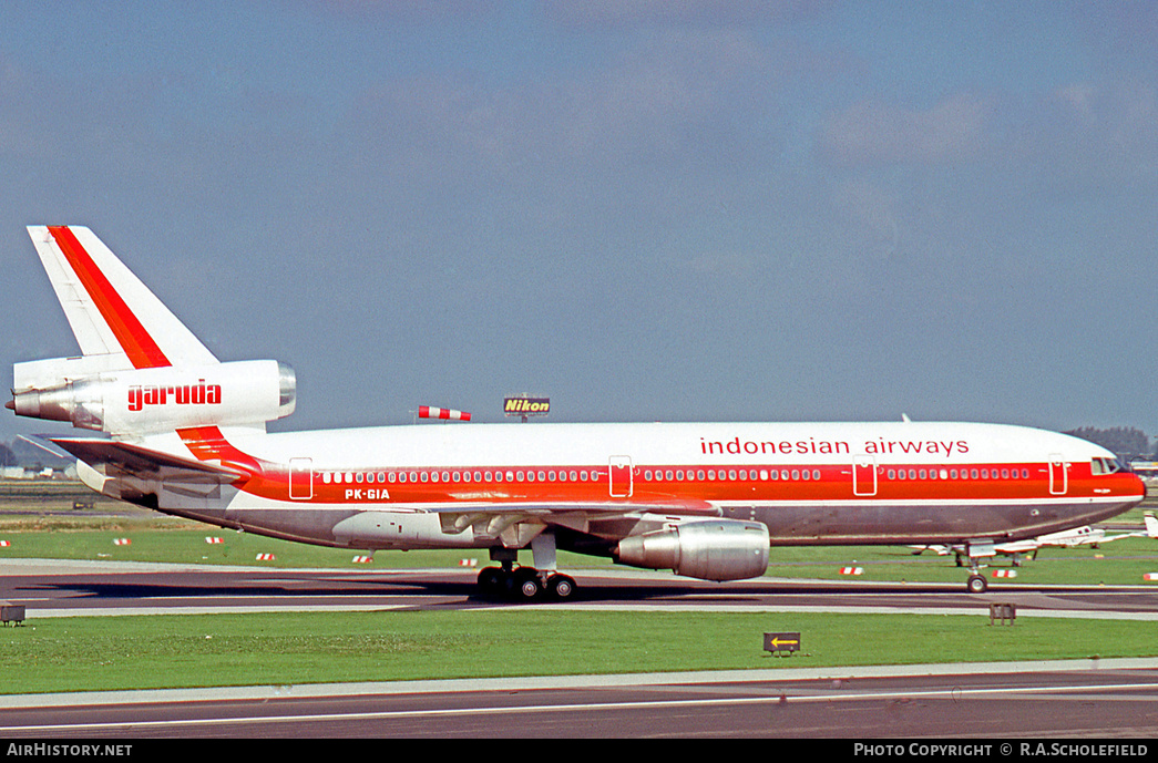 Aircraft Photo of PK-GIA | McDonnell Douglas DC-10-30 | Garuda Indonesian Airways | AirHistory.net #38823