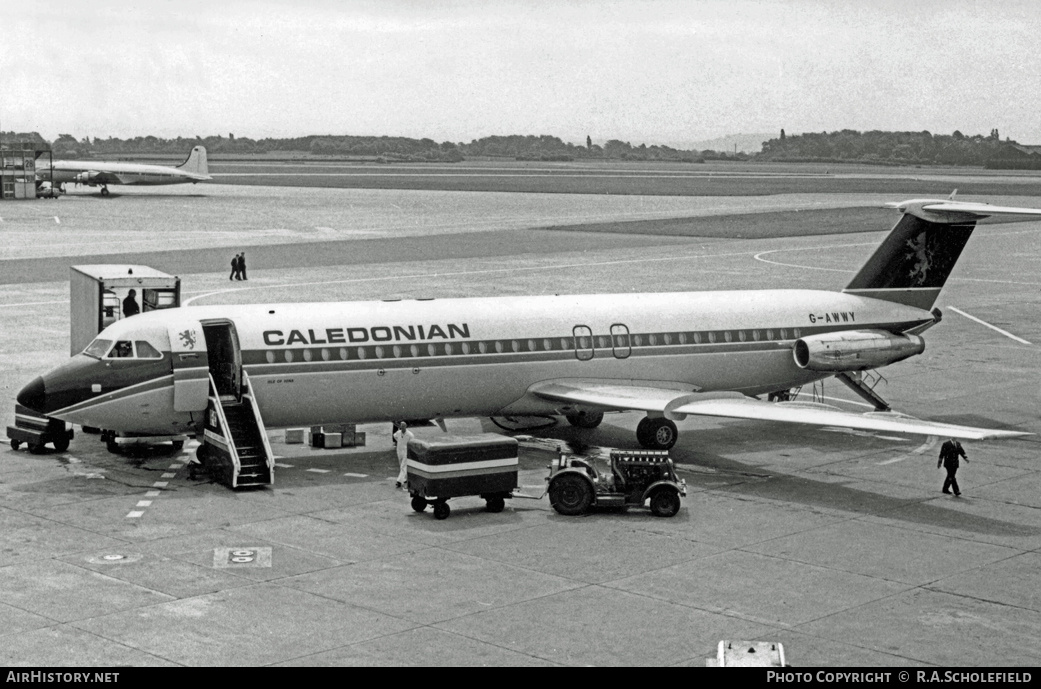 Aircraft Photo of G-AWWY | BAC 111-509EW One-Eleven | Caledonian Airways | AirHistory.net #38850