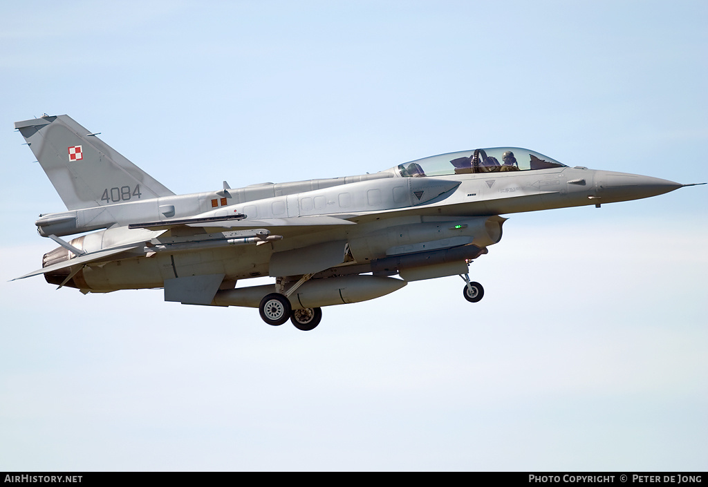 Aircraft Photo of 4084 | Lockheed Martin F-16DJ Fighting Falcon | Poland - Air Force | AirHistory.net #38852