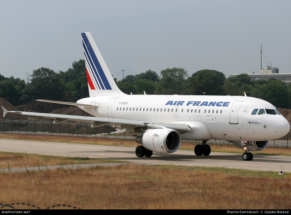 Aircraft Photo of F-GUGH | Airbus A318-111 | Air France | AirHistory.net #38860