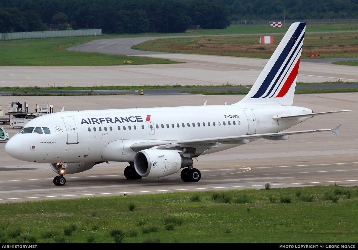 Aircraft Photo of F-GUGH | Airbus A318-111 | Air France | AirHistory.net #38861