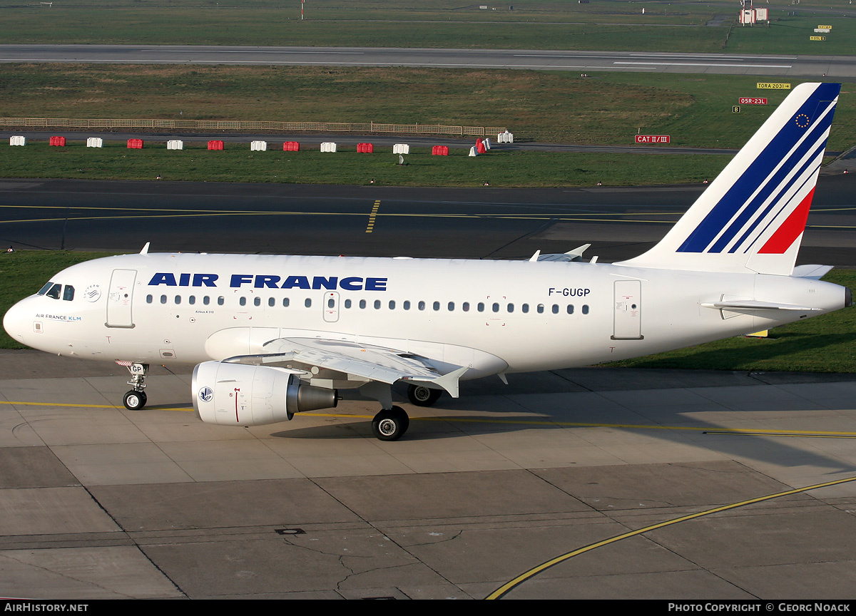 Aircraft Photo of F-GUGP | Airbus A318-111 | Air France | AirHistory.net #38864