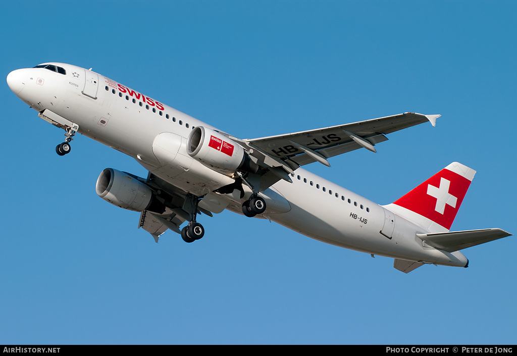 Aircraft Photo of HB-IJS | Airbus A320-214 | Swiss International Air Lines | AirHistory.net #38876