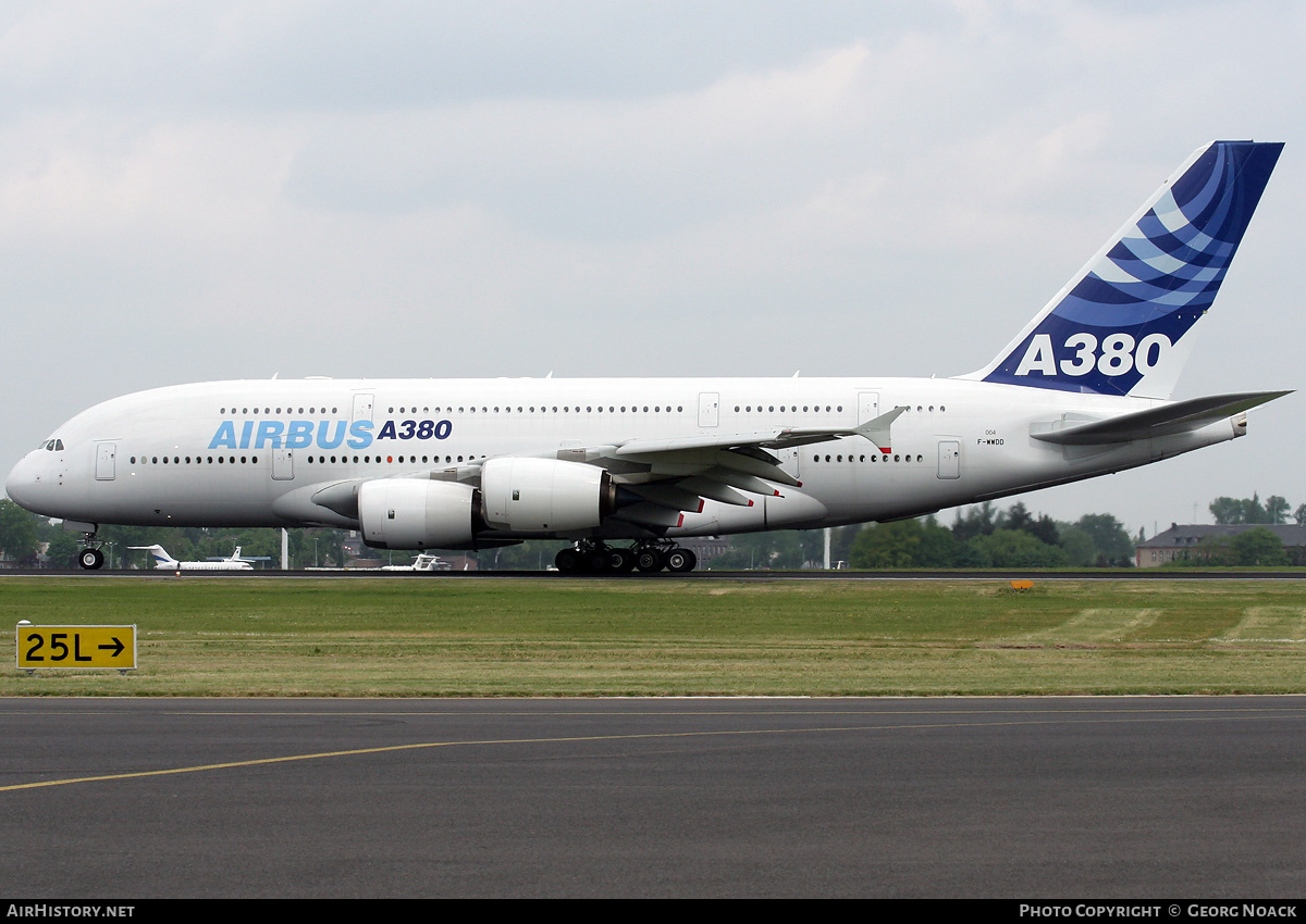 Aircraft Photo of F-WWDD | Airbus A380-841 | Airbus | AirHistory.net #38882