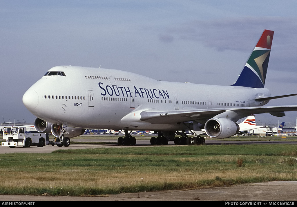 Aircraft Photo of ZS-SAZ | Boeing 747-444 | South African Airways | AirHistory.net #38895