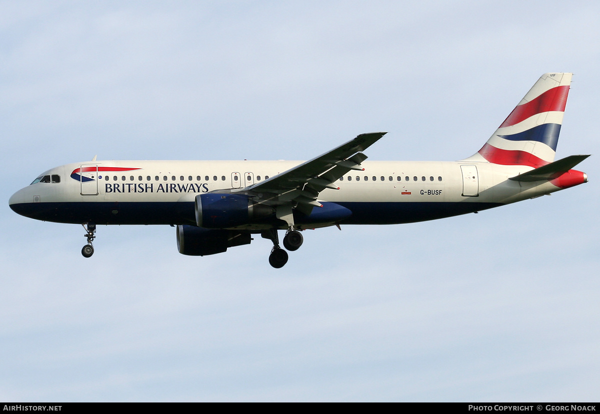 Aircraft Photo of G-BUSF | Airbus A320-111 | British Airways | AirHistory.net #38903