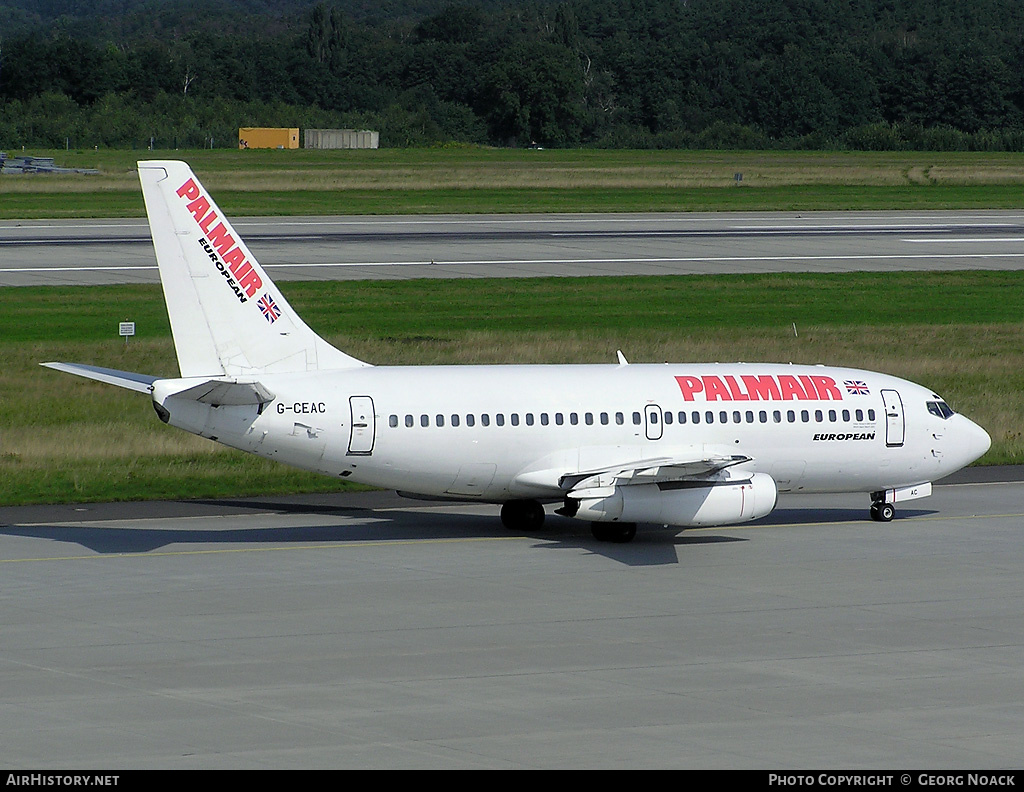 Aircraft Photo of G-CEAC | Boeing 737-229/Adv | Palmair | AirHistory.net #38910