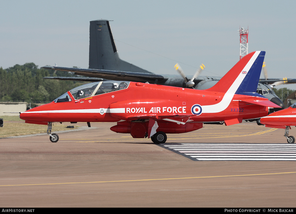 Aircraft Photo of XX322 | British Aerospace Hawk T1A | UK - Air Force | AirHistory.net #38913