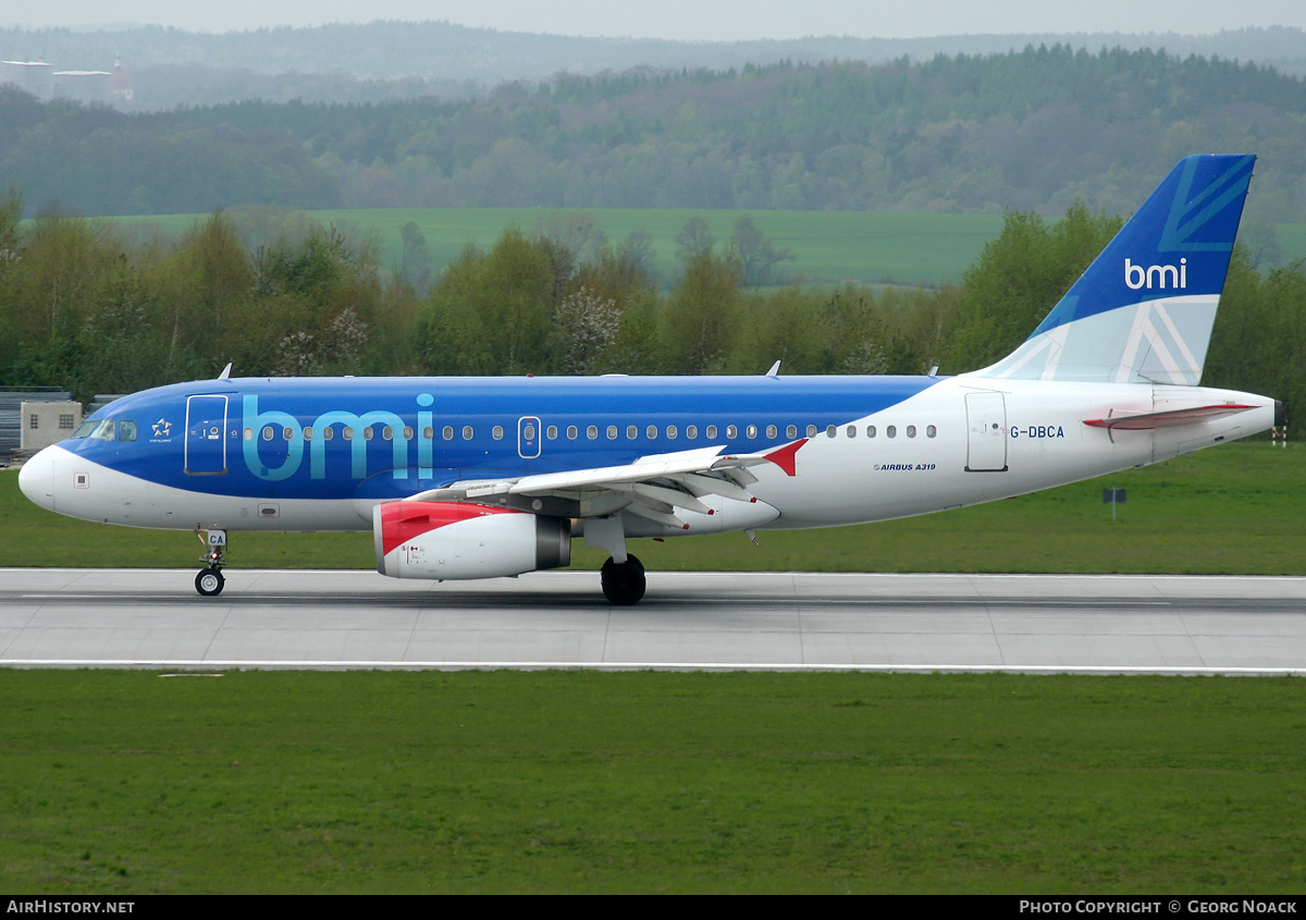 Aircraft Photo of G-DBCA | Airbus A319-131 | BMI - British Midland International | AirHistory.net #38923