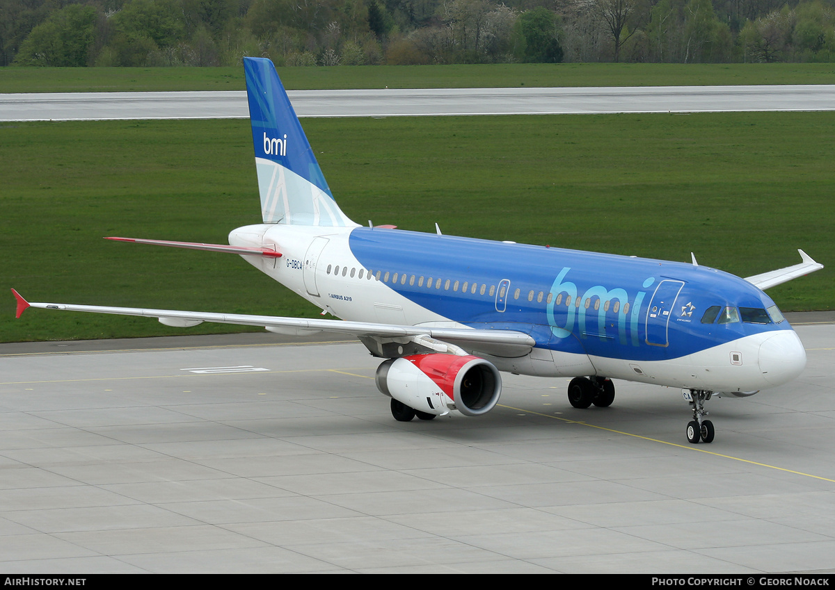 Aircraft Photo of G-DBCA | Airbus A319-131 | BMI - British Midland International | AirHistory.net #38924