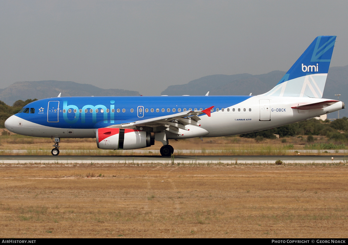 Aircraft Photo of G-DBCK | Airbus A319-131 | BMI - British Midland International | AirHistory.net #38927