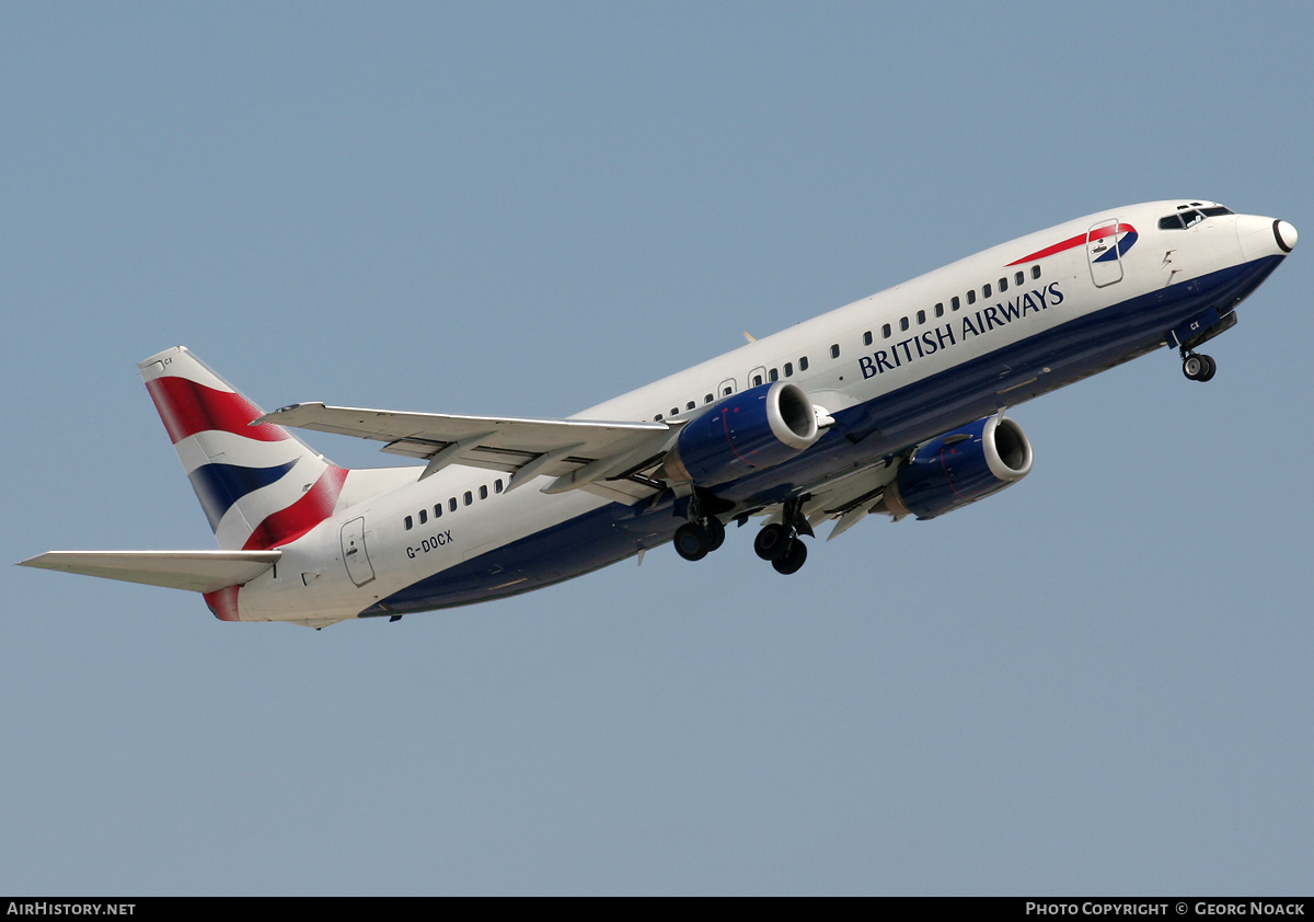 Aircraft Photo of G-DOCX | Boeing 737-436 | British Airways | AirHistory.net #38928