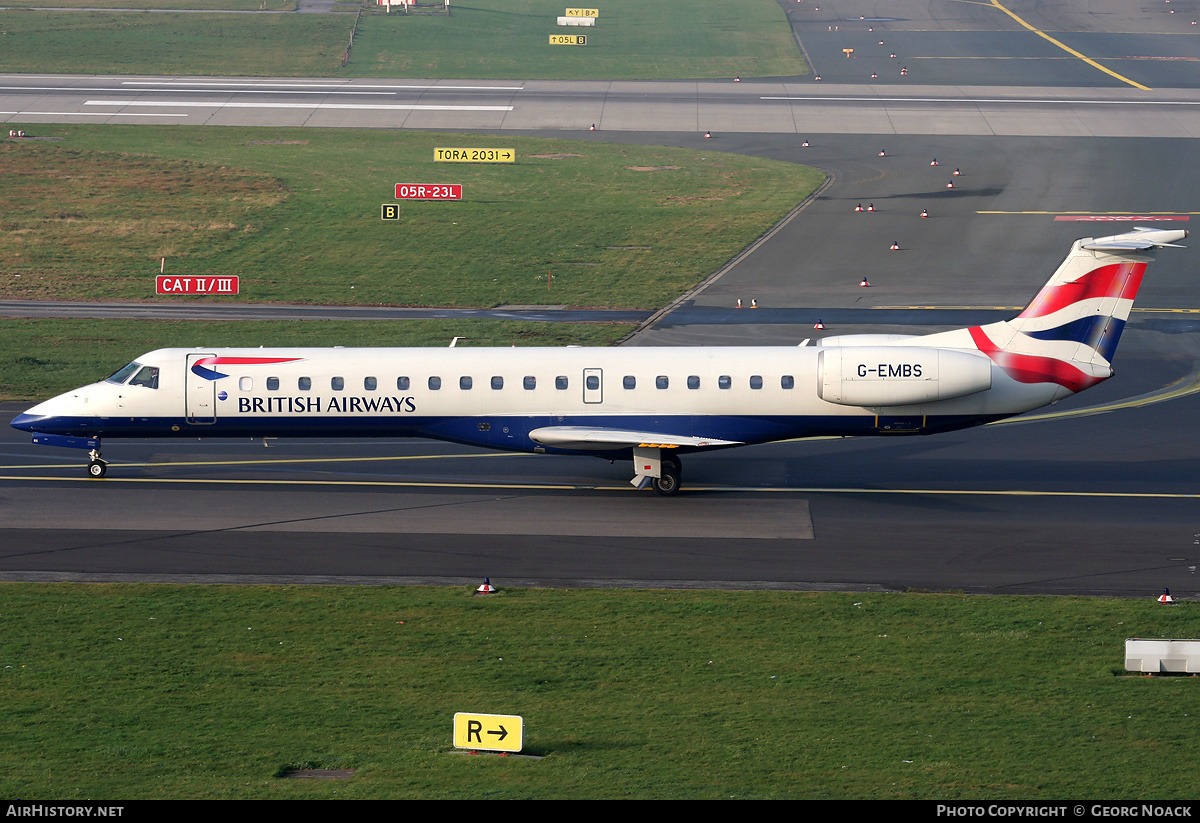 Aircraft Photo of G-EMBS | Embraer ERJ-145EU (EMB-145EU) | British Airways | AirHistory.net #38929