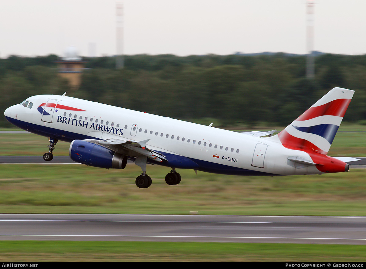 Aircraft Photo of G-EUOI | Airbus A319-131 | British Airways | AirHistory.net #38933