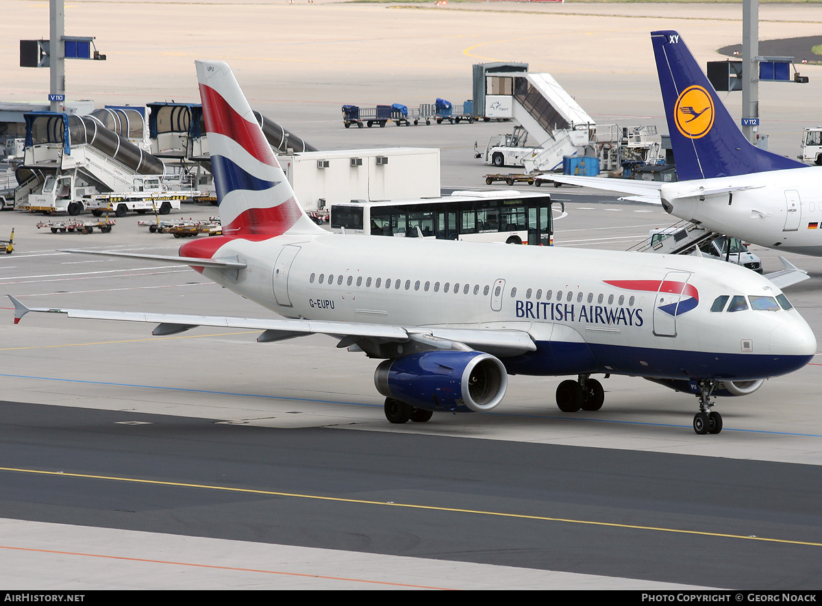 Aircraft Photo of G-EUPU | Airbus A319-131 | British Airways | AirHistory.net #38938