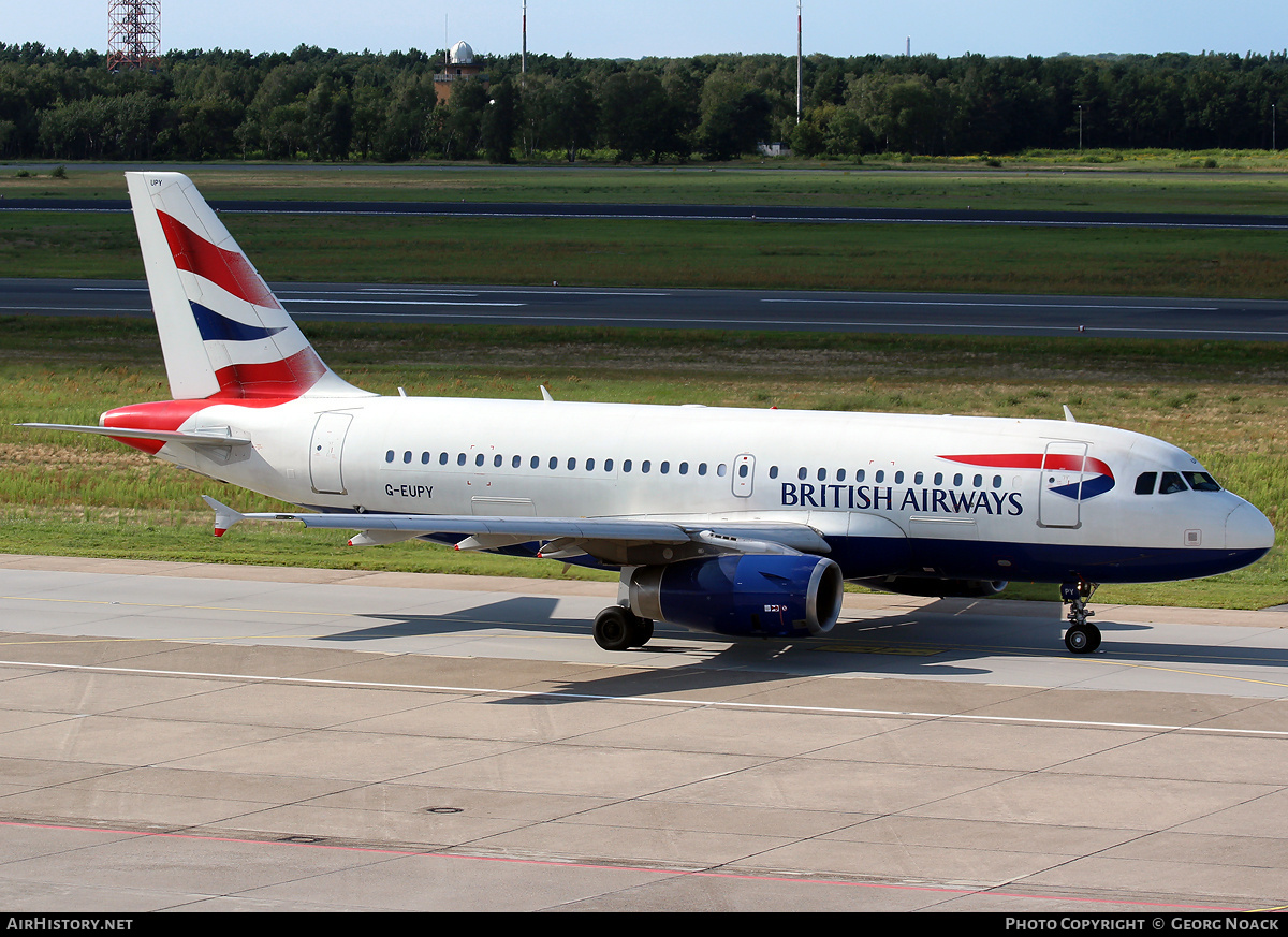 Aircraft Photo of G-EUPY | Airbus A319-131 | British Airways | AirHistory.net #38940