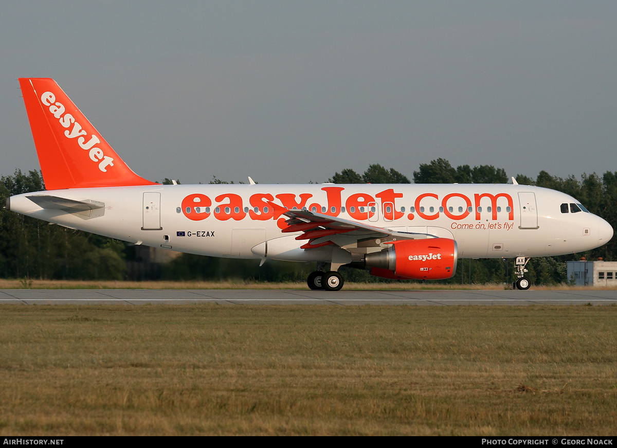 Aircraft Photo of G-EZAX | Airbus A319-111 | EasyJet | AirHistory.net #38944