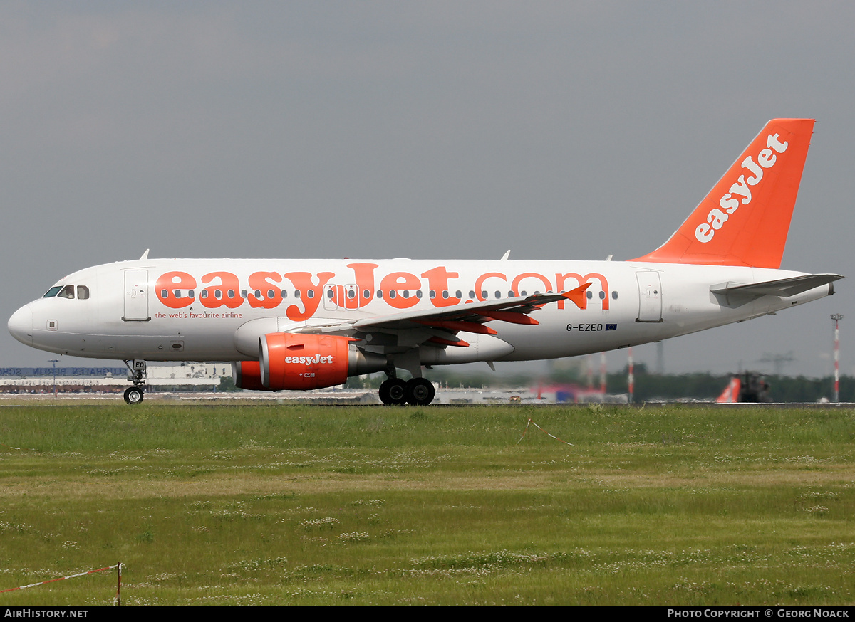 Aircraft Photo of G-EZED | Airbus A319-111 | EasyJet | AirHistory.net #38952