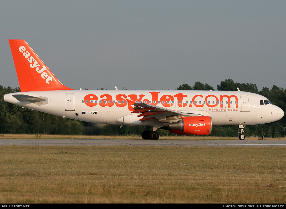 Aircraft Photo of G-EZIF | Airbus A319-111 | EasyJet | AirHistory.net #38956