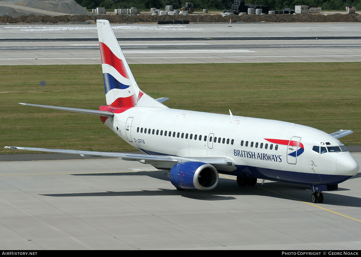 Aircraft Photo of G-GFFA | Boeing 737-59D | British Airways | AirHistory.net #38968
