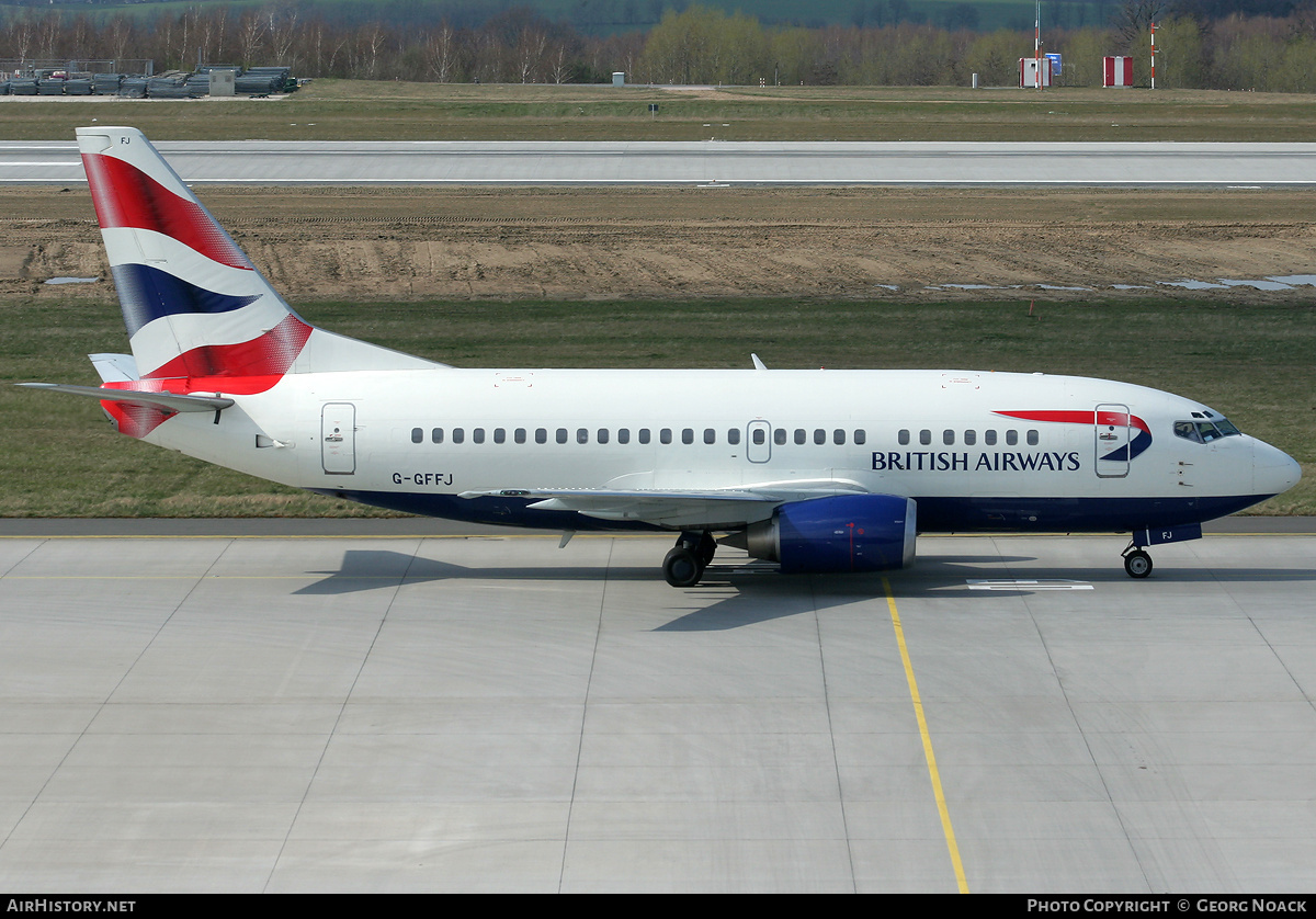 Aircraft Photo of G-GFFJ | Boeing 737-5H6 | British Airways | AirHistory.net #38973
