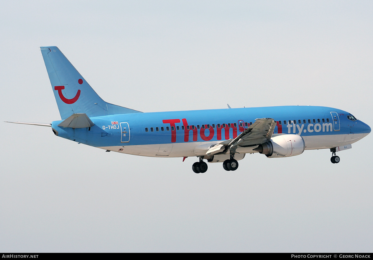 Aircraft Photo of G-THOJ | Boeing 737-36Q | Thomsonfly | AirHistory.net #38992