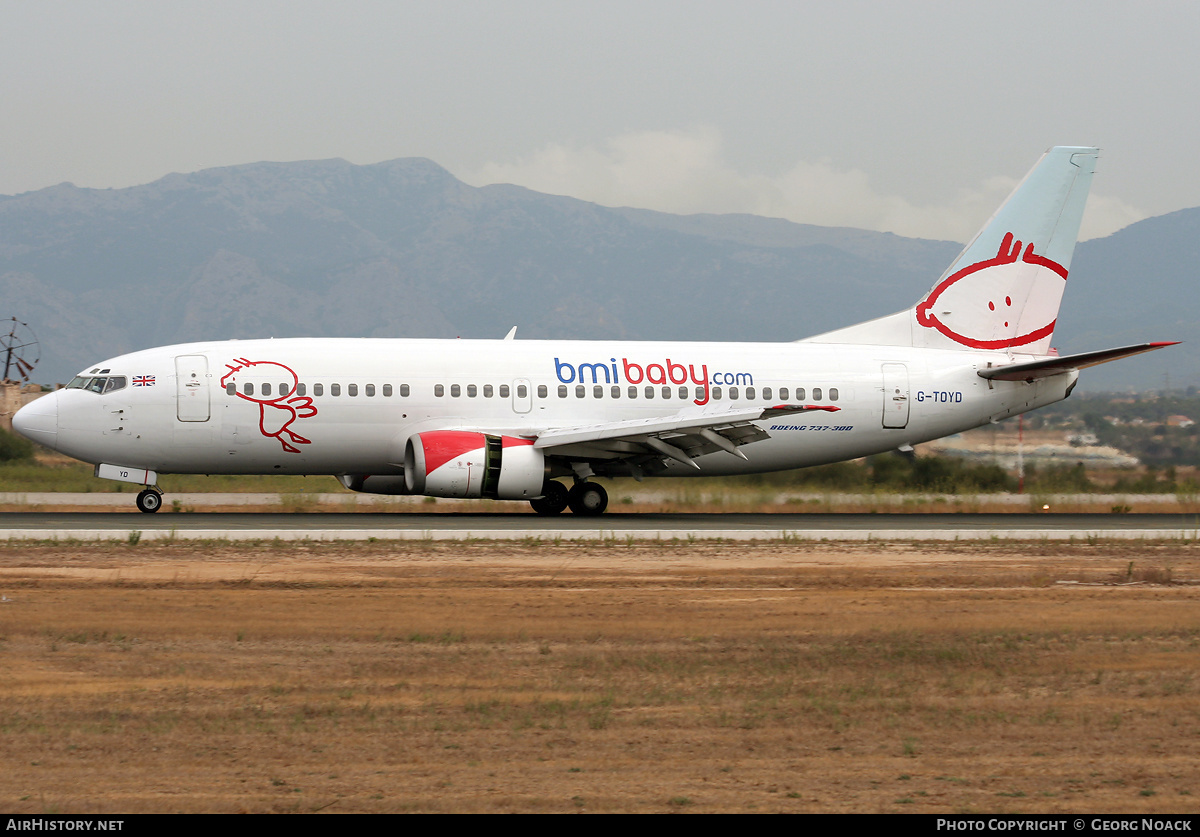 Aircraft Photo of G-TOYD | Boeing 737-3Q8 | Bmibaby | AirHistory.net #38994