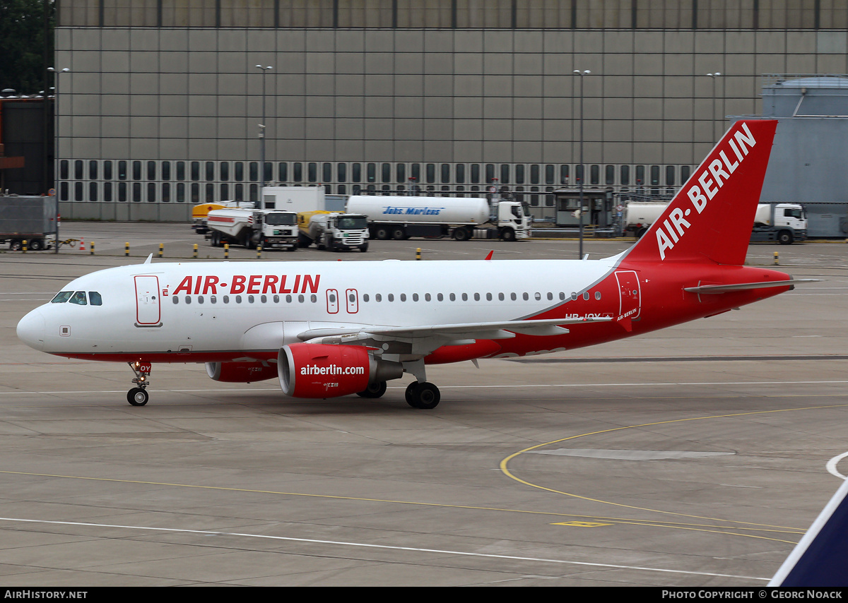 Aircraft Photo of HB-IOY | Airbus A319-112 | Air Berlin | AirHistory.net #39010