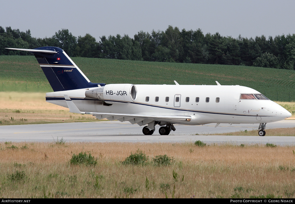 Aircraft Photo of HB-JGR | Bombardier Challenger 604 (CL-600-2B16) | Nomad Aviation | AirHistory.net #39016