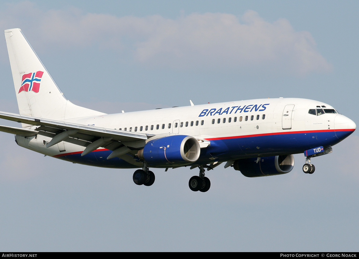 Aircraft Photo of LN-TUD | Boeing 737-705 | Braathens | AirHistory.net #39049