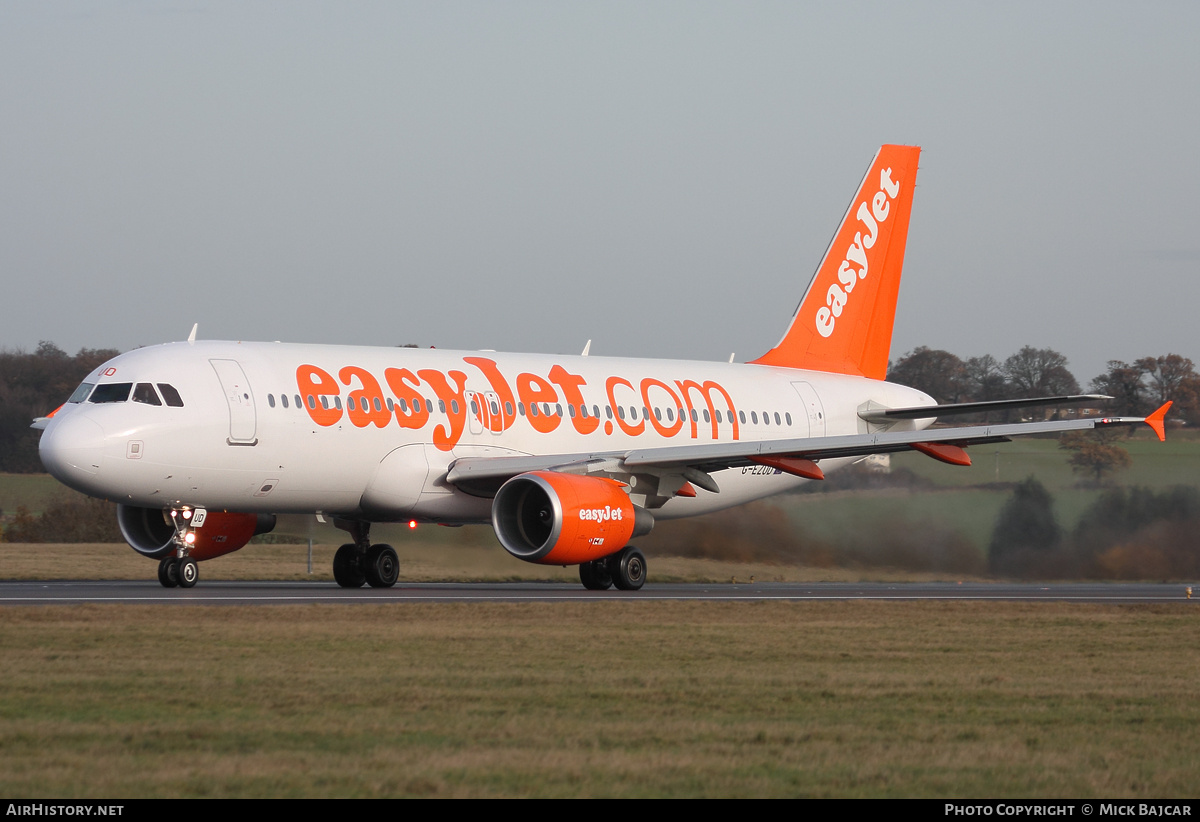 Aircraft Photo of G-EZUD | Airbus A320-214 | EasyJet | AirHistory.net #39097