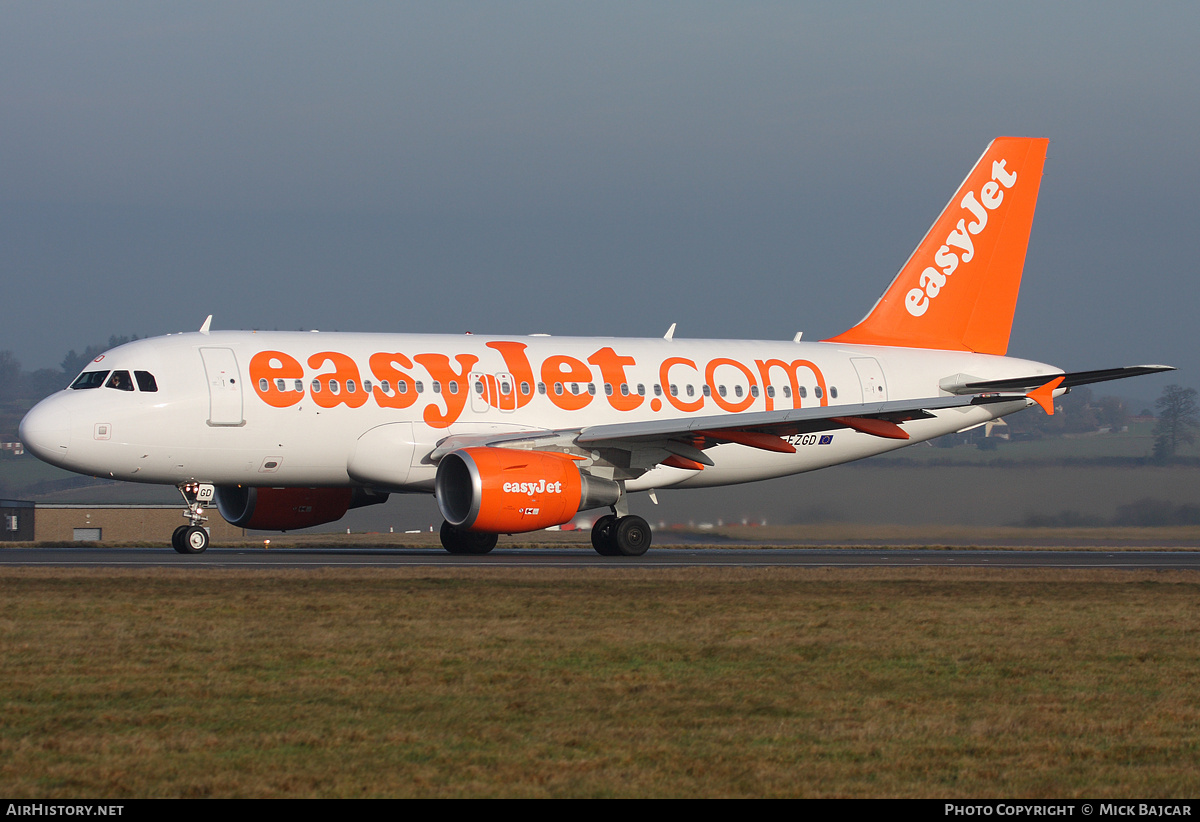 Aircraft Photo of G-EZGD | Airbus A319-111 | EasyJet | AirHistory.net #39115