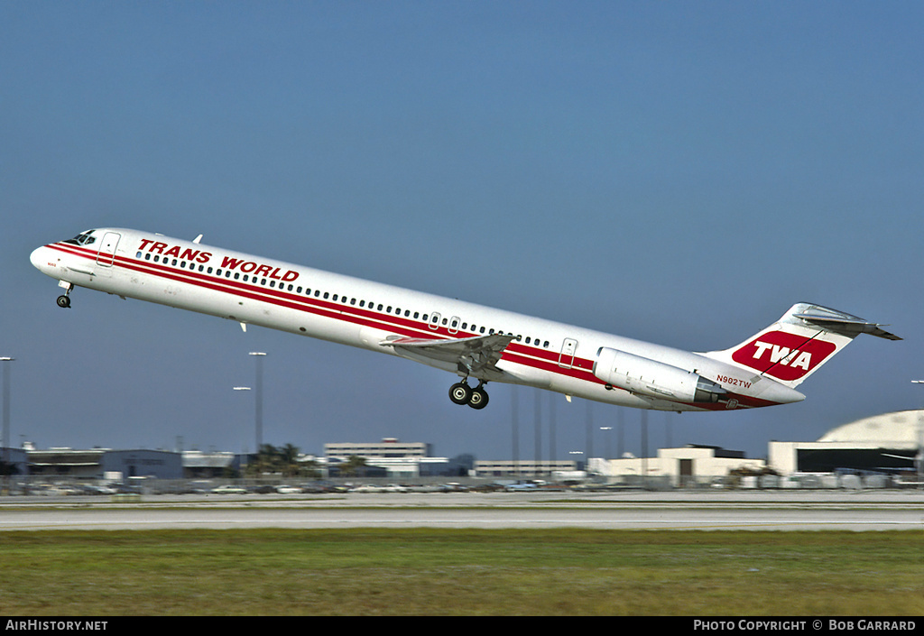 Aircraft Photo of N902TW | McDonnell Douglas MD-82 (DC-9-82) | Trans World Airlines - TWA | AirHistory.net #39154