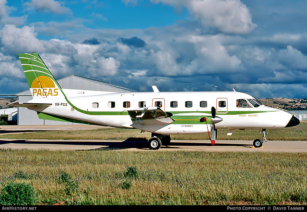 Aircraft Photo of VH-PGS | Embraer EMB-110P1 Bandeirante | Pagas Airlines | AirHistory.net #39160