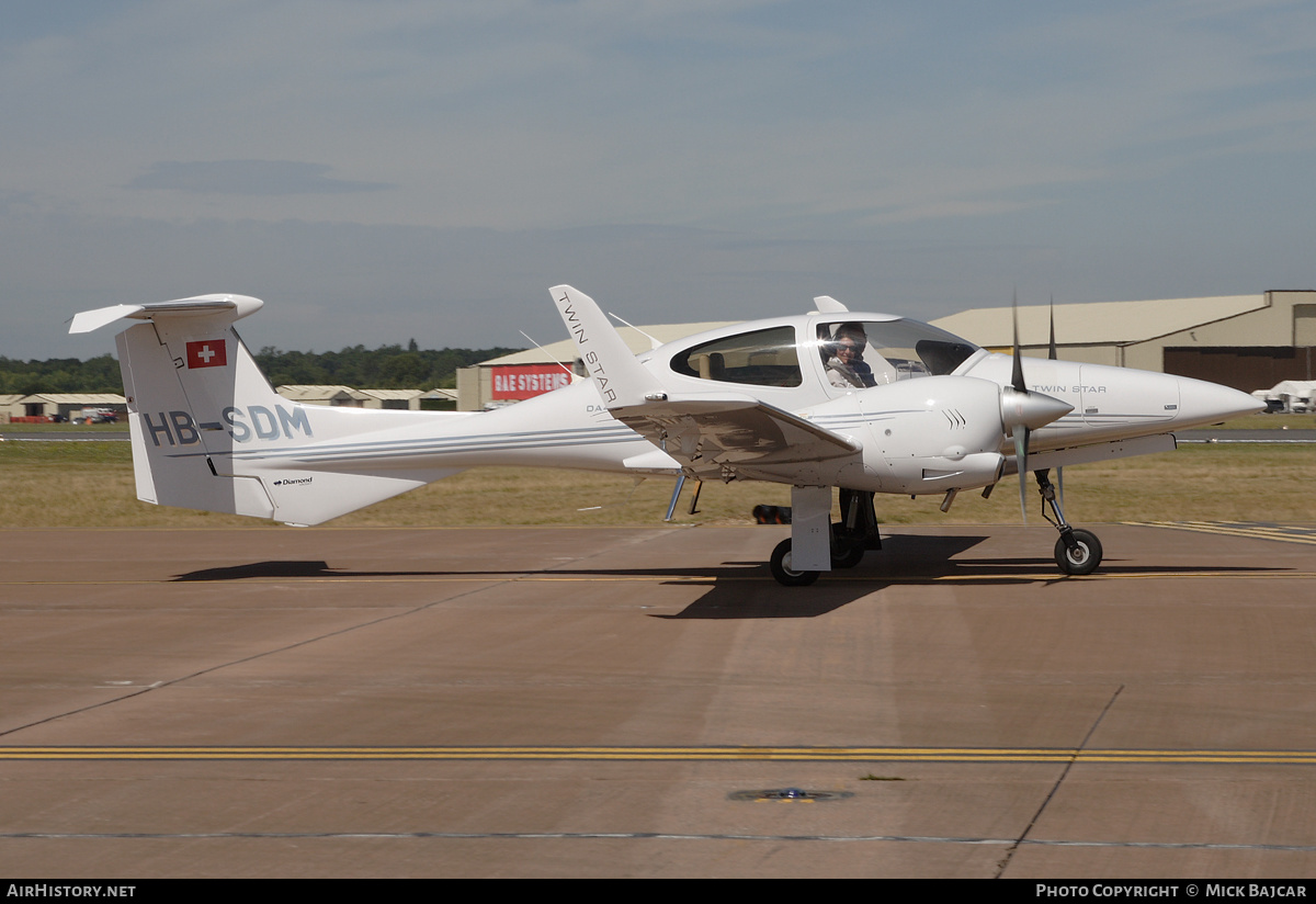 Aircraft Photo of HB-SDM | Diamond DA42 Twin Star | AirHistory.net #39165