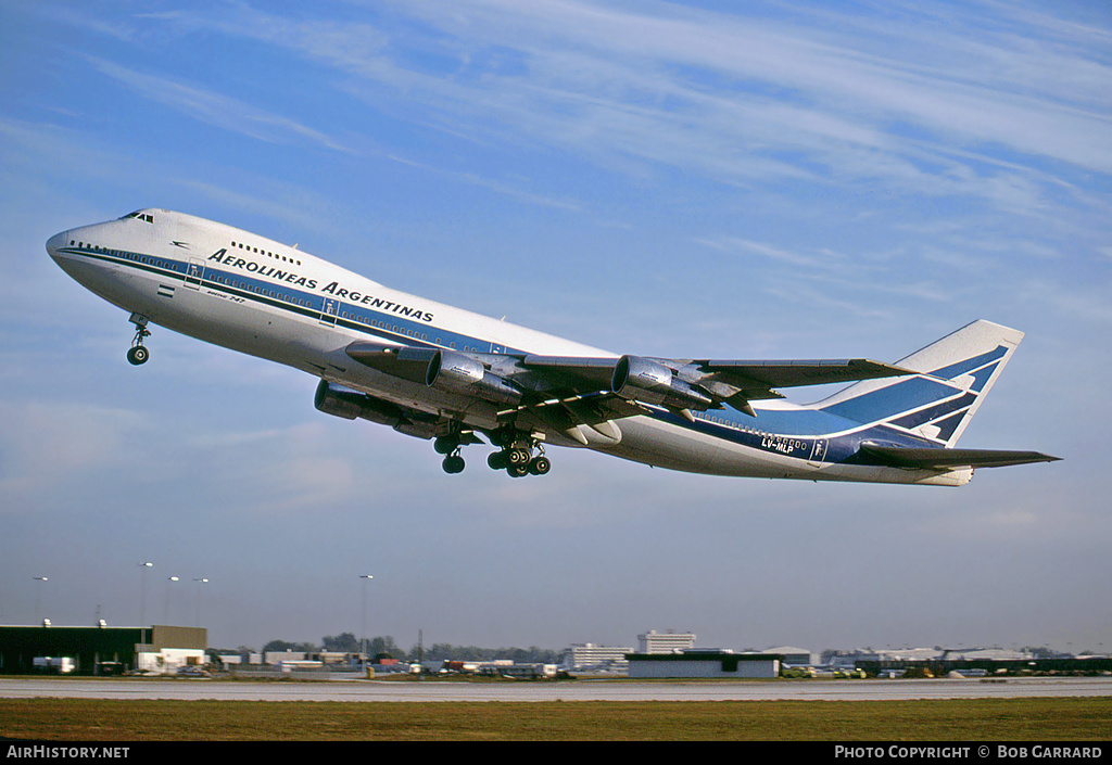 Aircraft Photo of LV-MLP | Boeing 747-287B | Aerolíneas Argentinas | AirHistory.net #39182