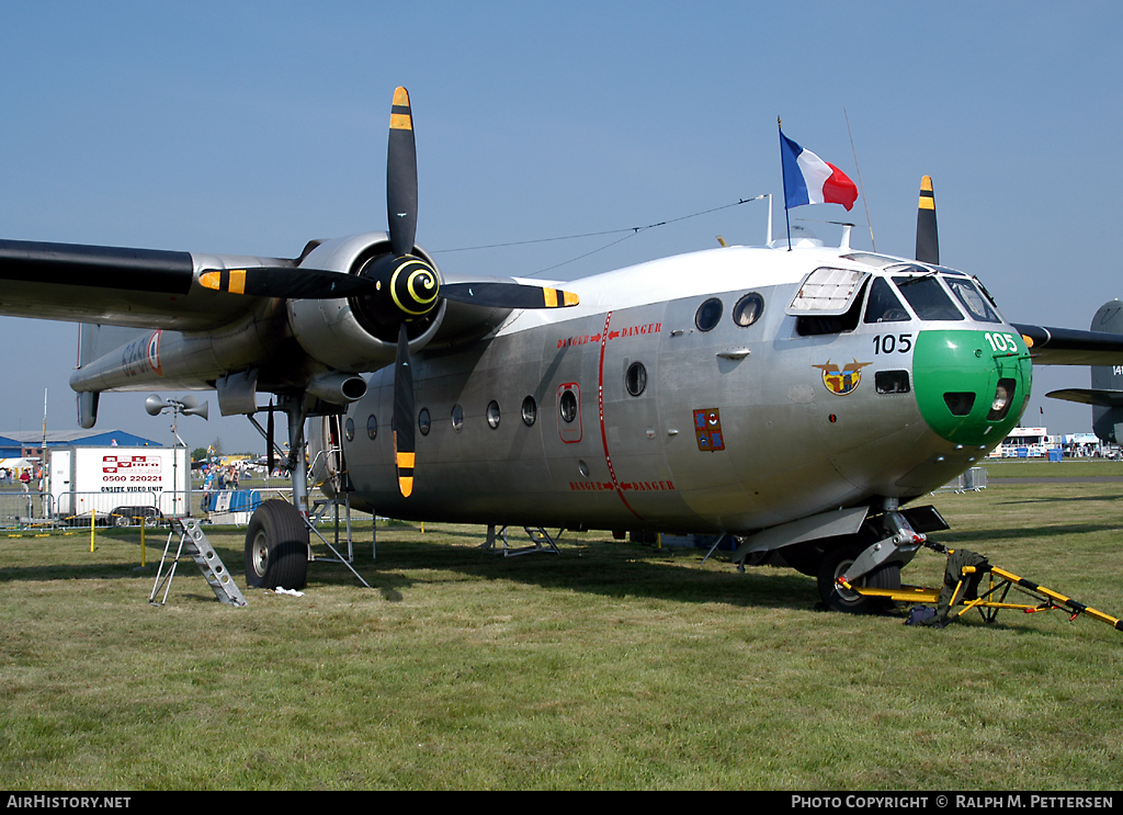 Aircraft Photo of F-AZVM / 105 | Nord 2501F-3 Noratlas | France - Air Force | AirHistory.net #39205