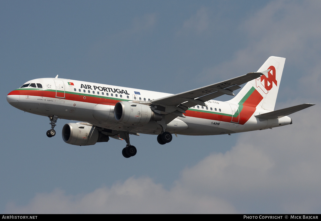 Aircraft Photo of CS-TTO | Airbus A319-111 | TAP Air Portugal | AirHistory.net #39210