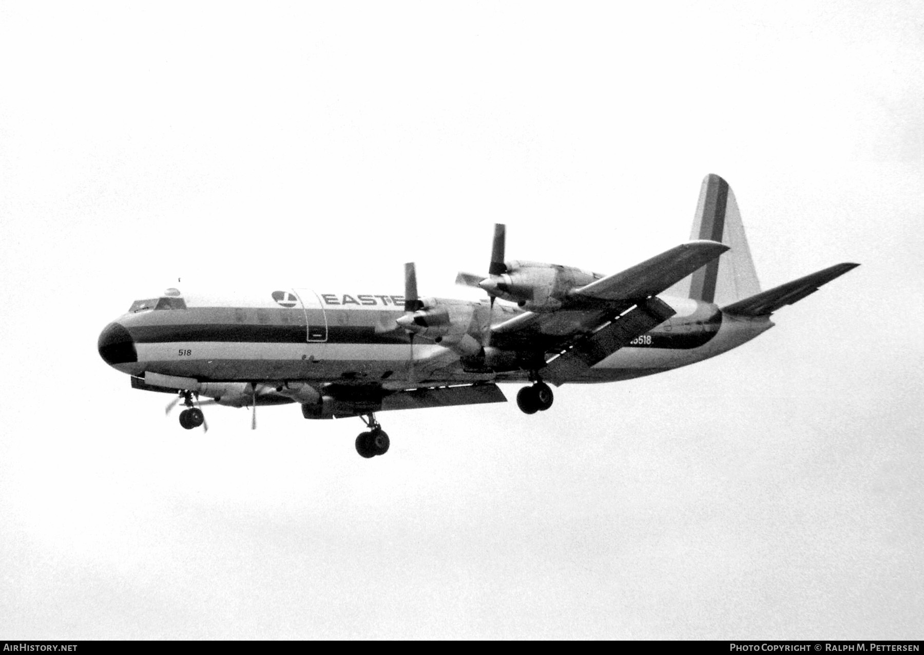 Aircraft Photo of N5518 | Lockheed L-188A Electra | Eastern Air Lines | AirHistory.net #39237