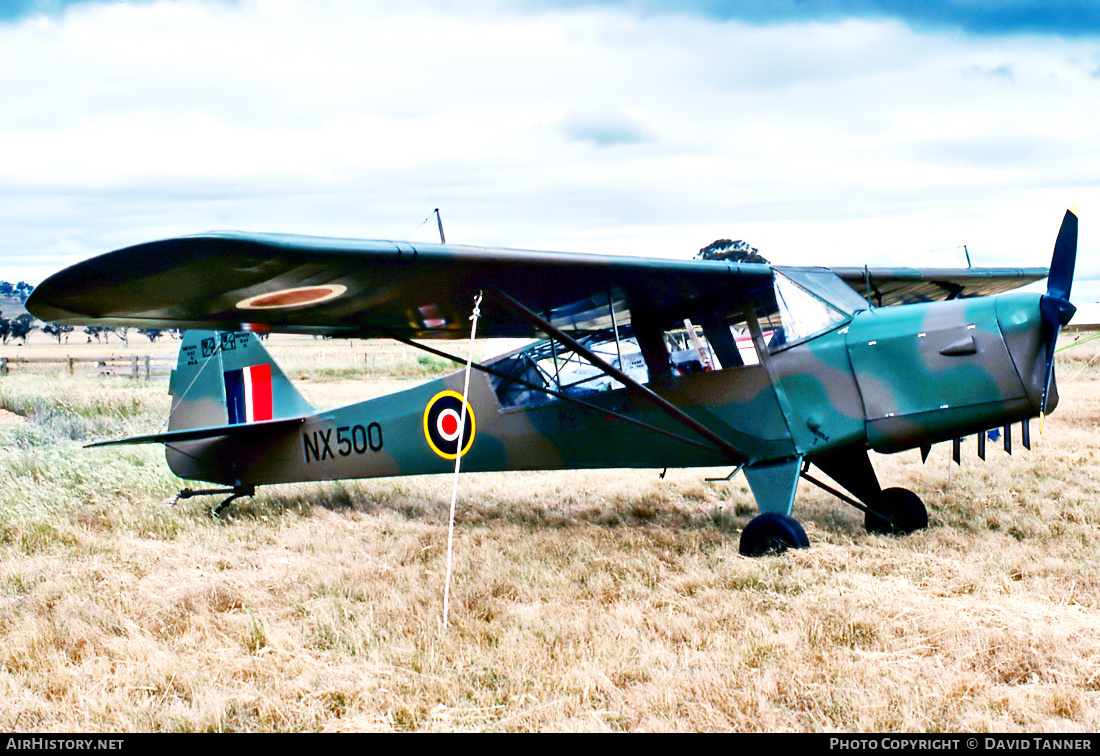 Aircraft Photo of VH-MBA / NX500 | Taylorcraft E Auster Mk3 | UK - Air Force | AirHistory.net #39238