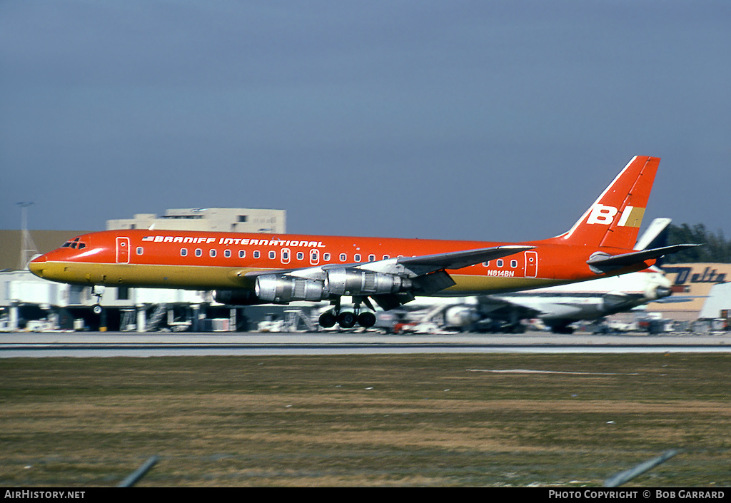 Aircraft Photo of N814BN | Douglas DC-8-51 | Braniff International Airways | AirHistory.net #39284