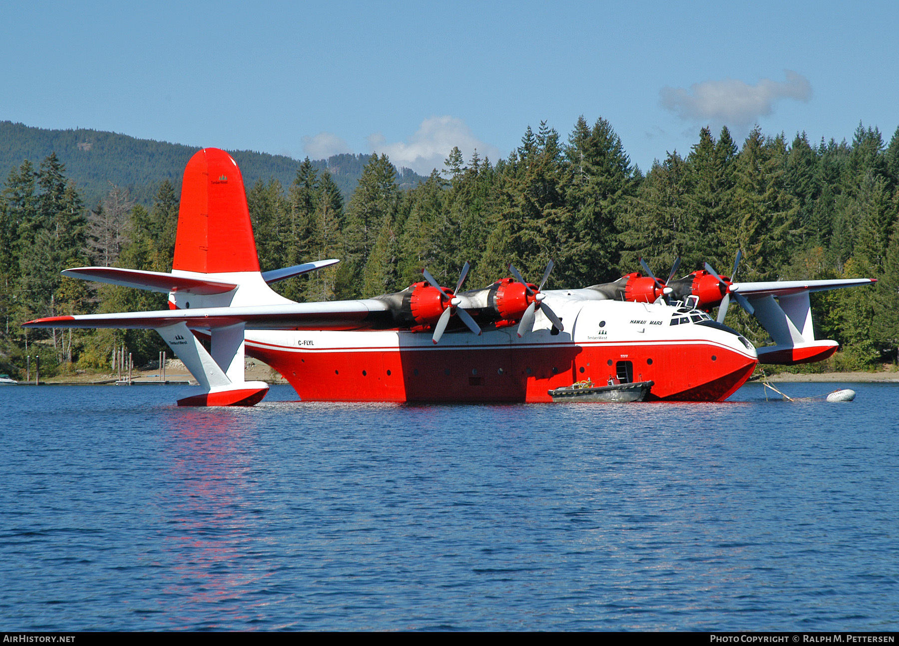 Aircraft Photo of C-FLYL | Martin JRM-3(AT) Mars | TimberWest | AirHistory.net #39304