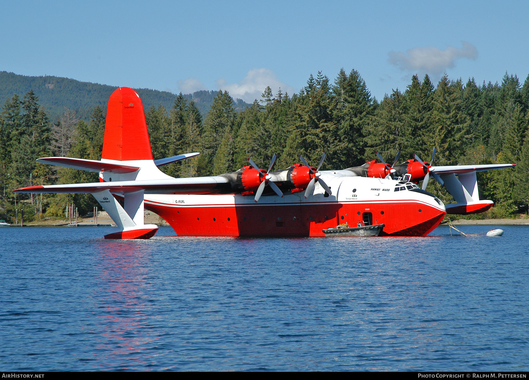 Aircraft Photo of C-FLYL | Martin JRM-3/AT Mars | TimberWest | AirHistory.net #39304