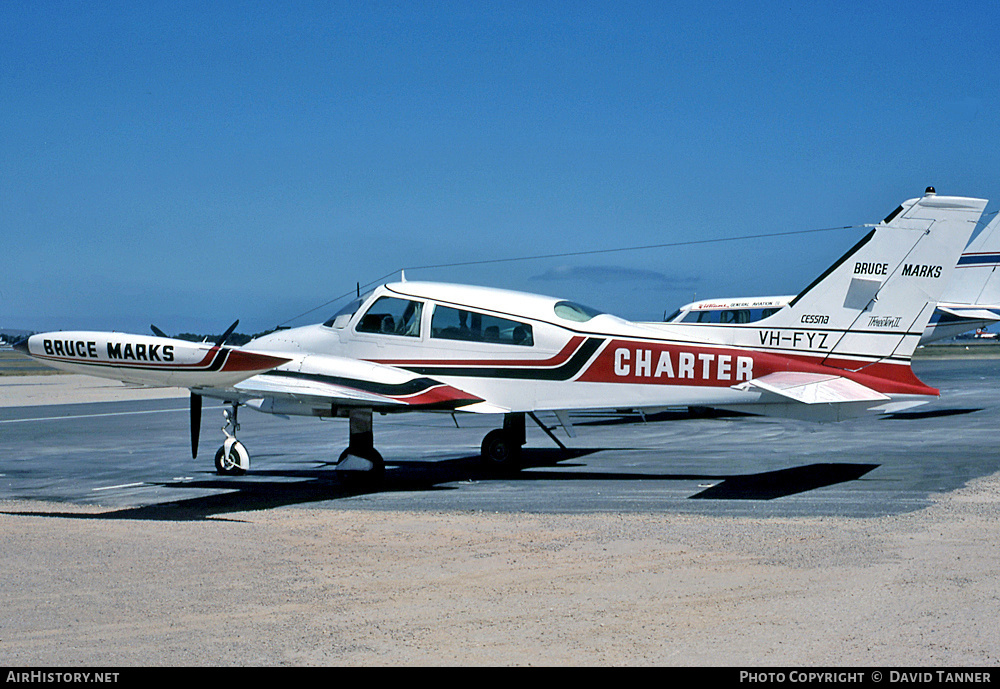 Aircraft Photo of VH-FYZ | Cessna T310Q | Bruce Marks Charter | AirHistory.net #39352