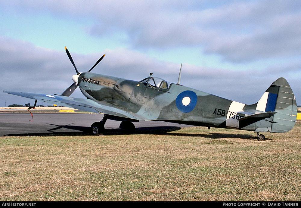 Aircraft Photo of VH-HET / A58-758 | Supermarine 359 Spitfire HF8C | Australia - Air Force | AirHistory.net #39369