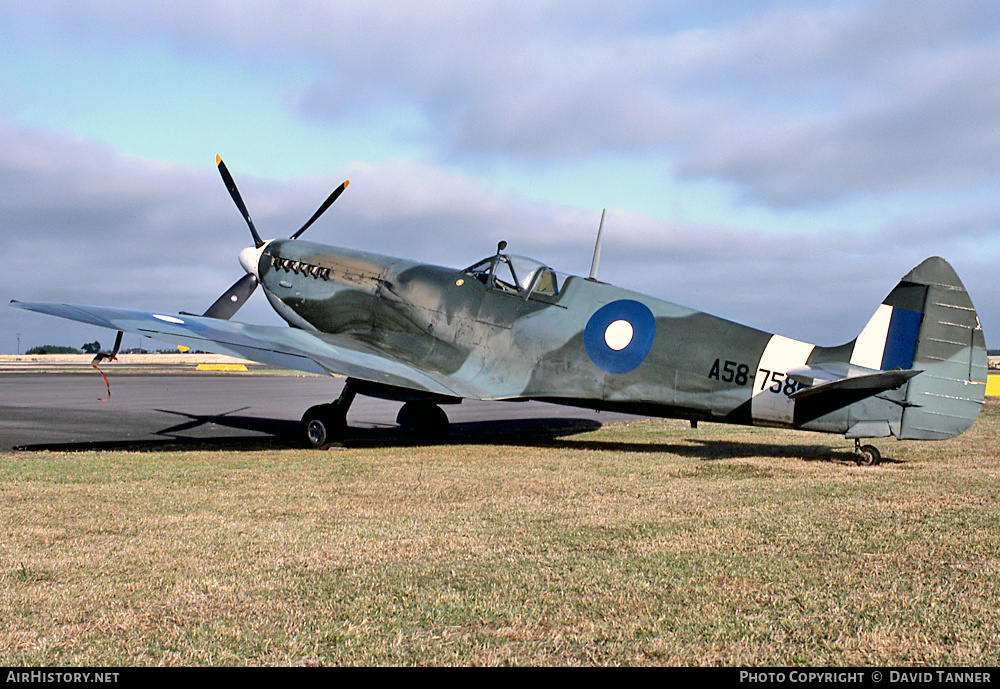 Aircraft Photo of VH-HET / A58-758 | Supermarine 359 Spitfire HF8C | Australia - Air Force | AirHistory.net #39369