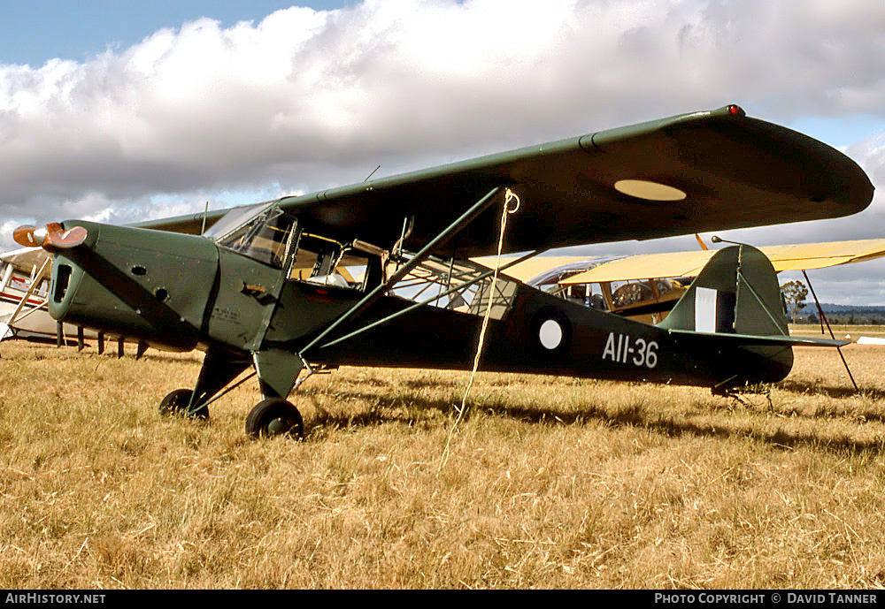 Aircraft Photo of VH-BOQ / A11-36 | Taylorcraft E Auster Mk3 | Australia - Air Force | AirHistory.net #39374