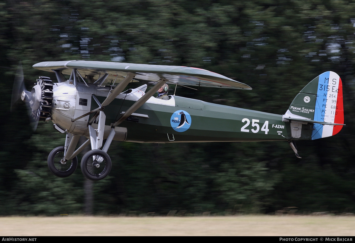 Aircraft Photo of F-AZAH / 254 | Morane-Saulnier MS-315 Ed | France - Air Force | AirHistory.net #39406