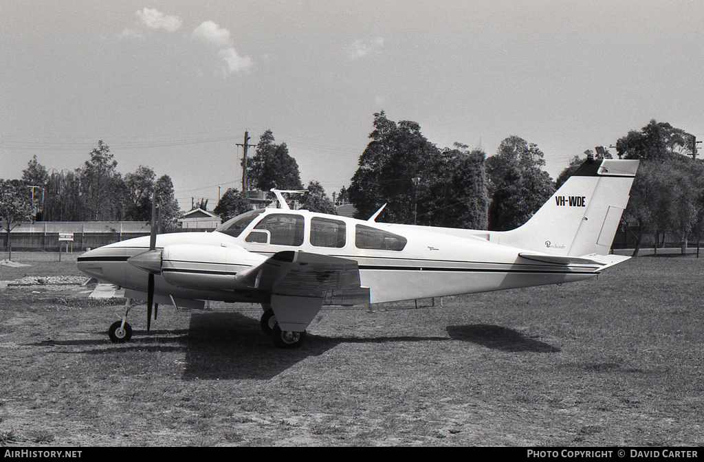 Aircraft Photo of VH-WDE | Beech D55 Baron | AirHistory.net #39419