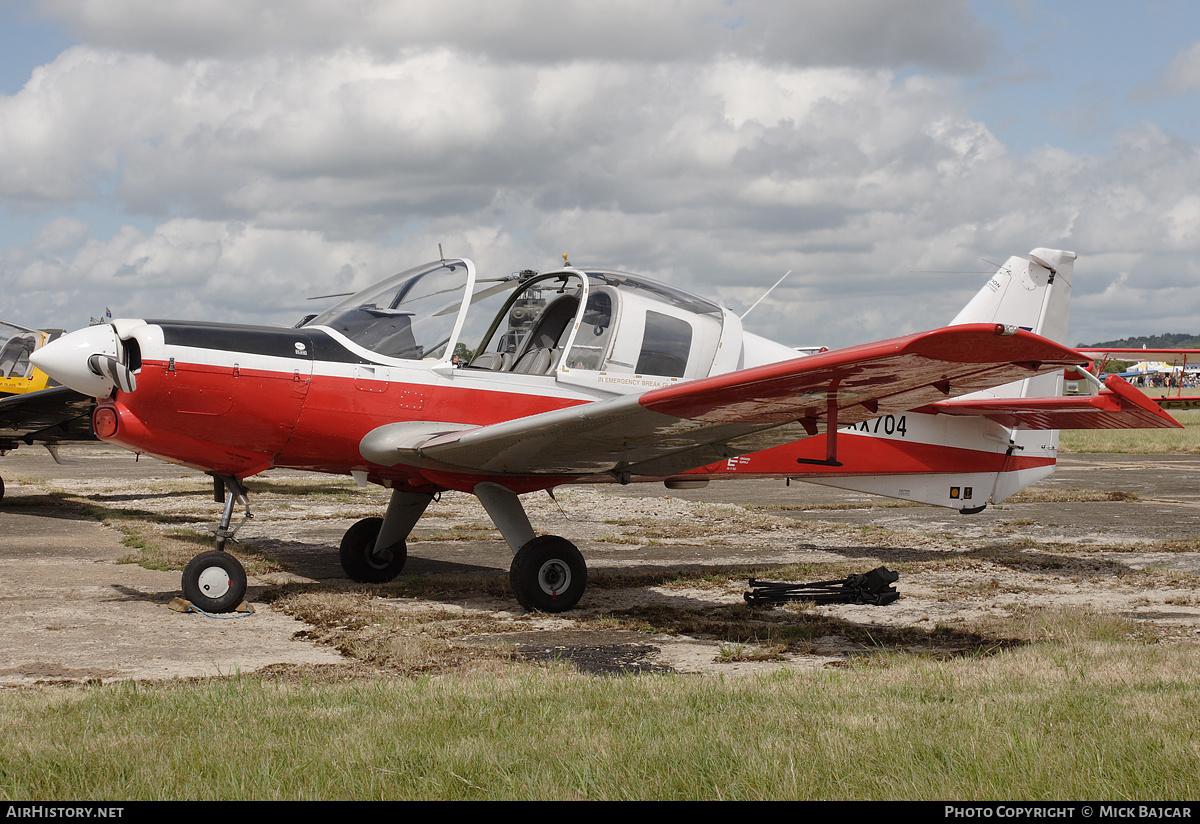 Aircraft Photo of G-BCUV / XX704 | Scottish Aviation Bulldog 120/122 | UK - Air Force | AirHistory.net #39425